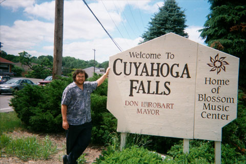 Welcome to Cuyahoga Falls, at the Center of the Universe